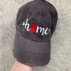 Indiana “Home” Embroidered Baseball Cap